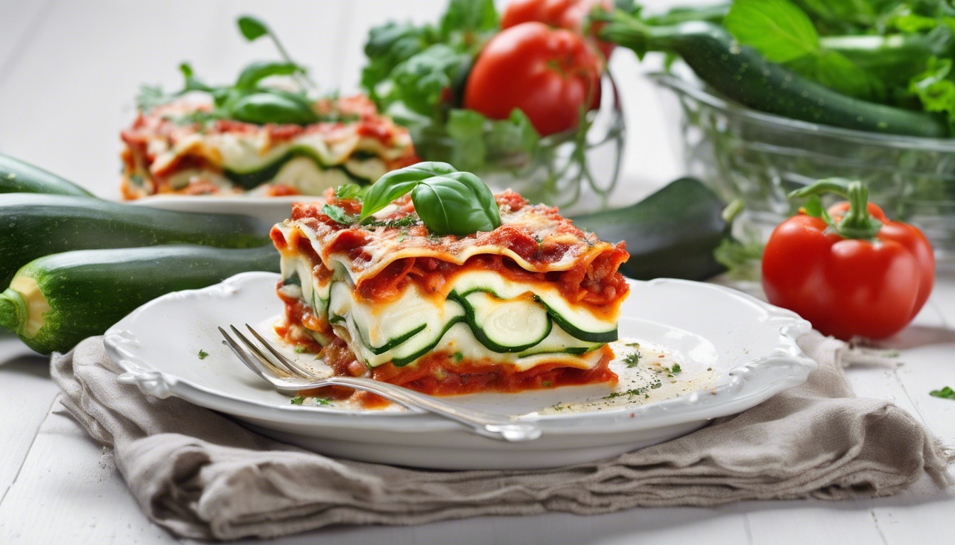 Raw Zucchini Lasagna