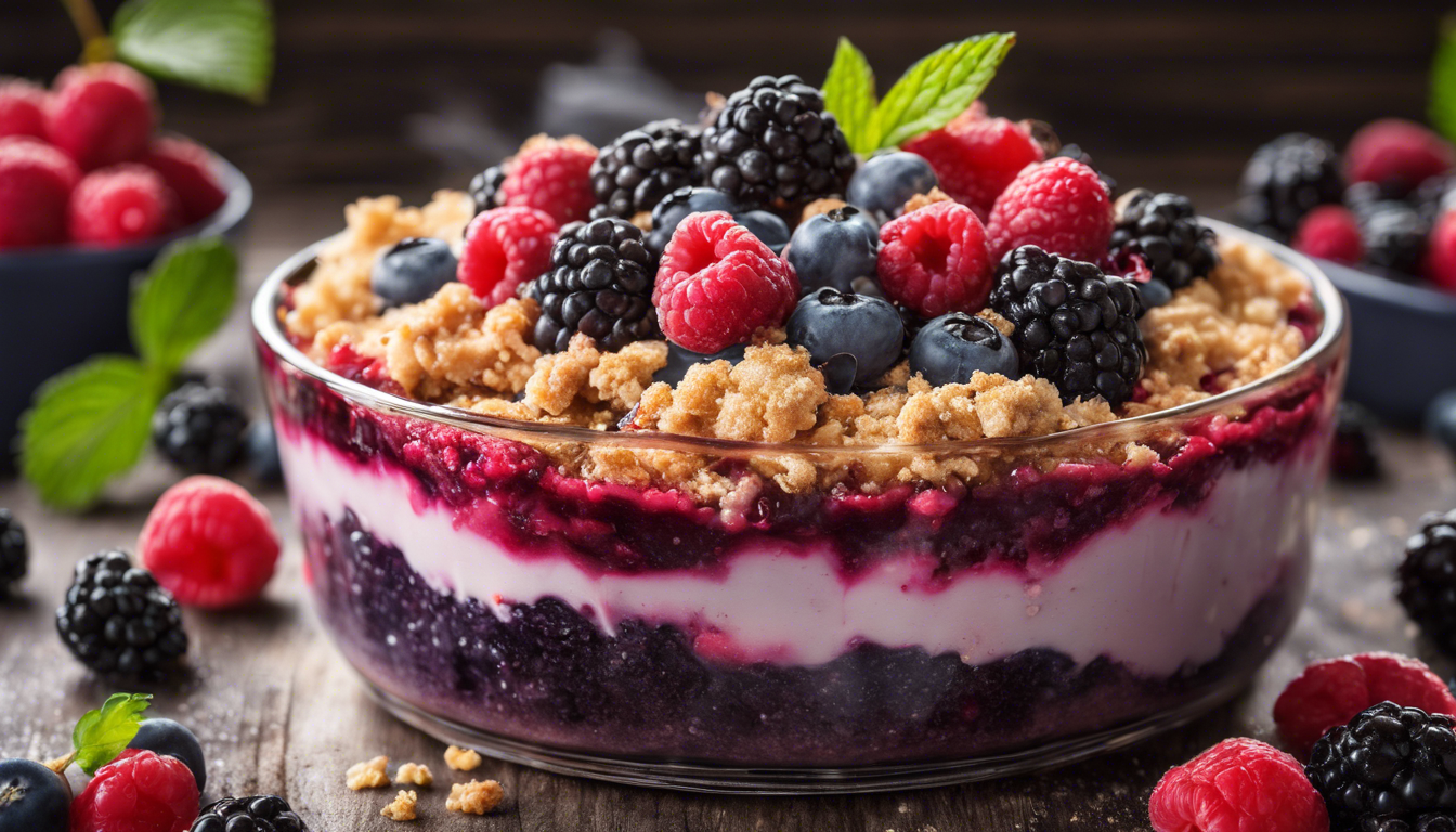 Raw Mixed Berry Crumble